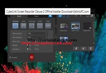 CyberLink Screen Recorder Deluxe 4.2.9.15396 Crack With Product Key 2021 Free